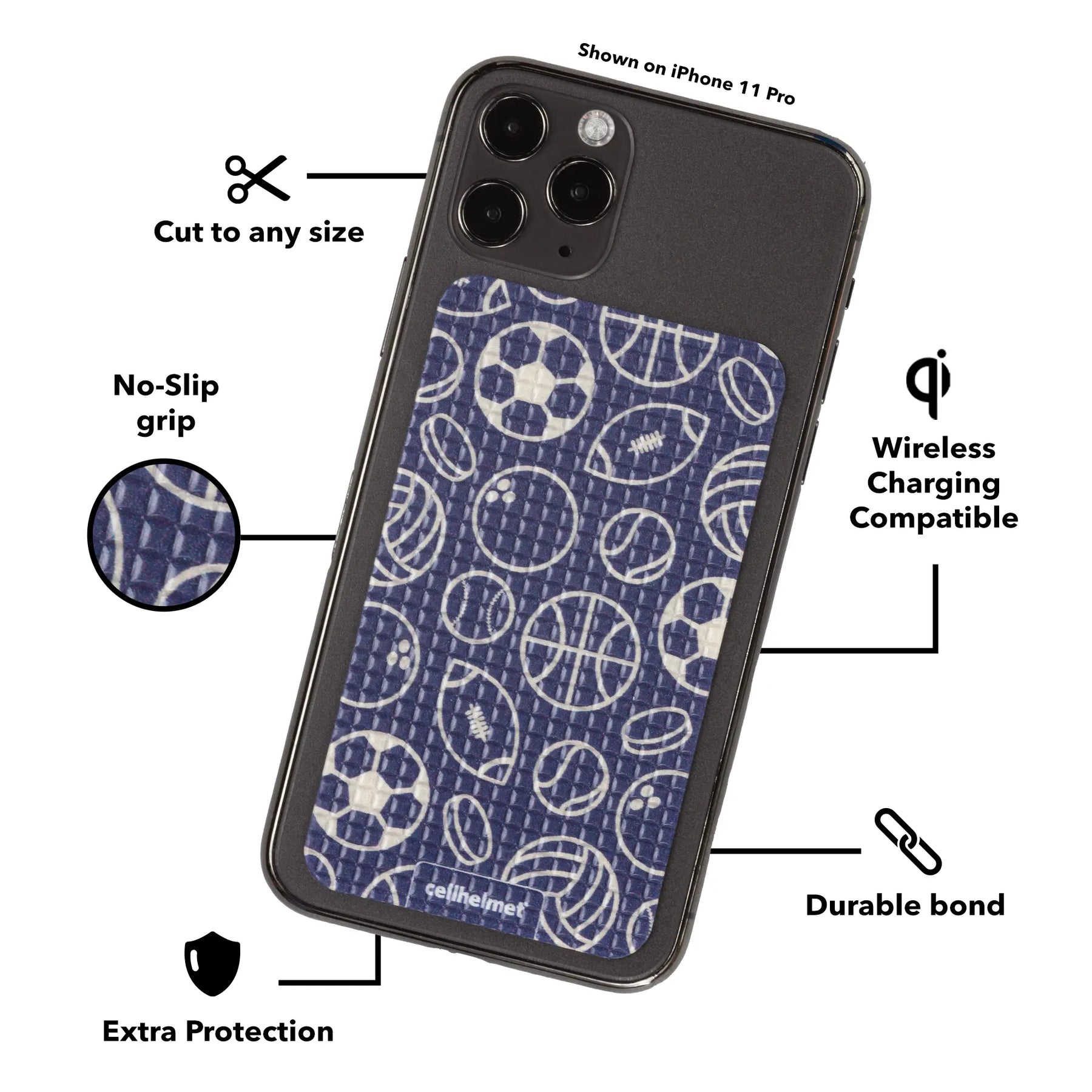 tackbacks Sports Phone Standard - - - cellhelmet