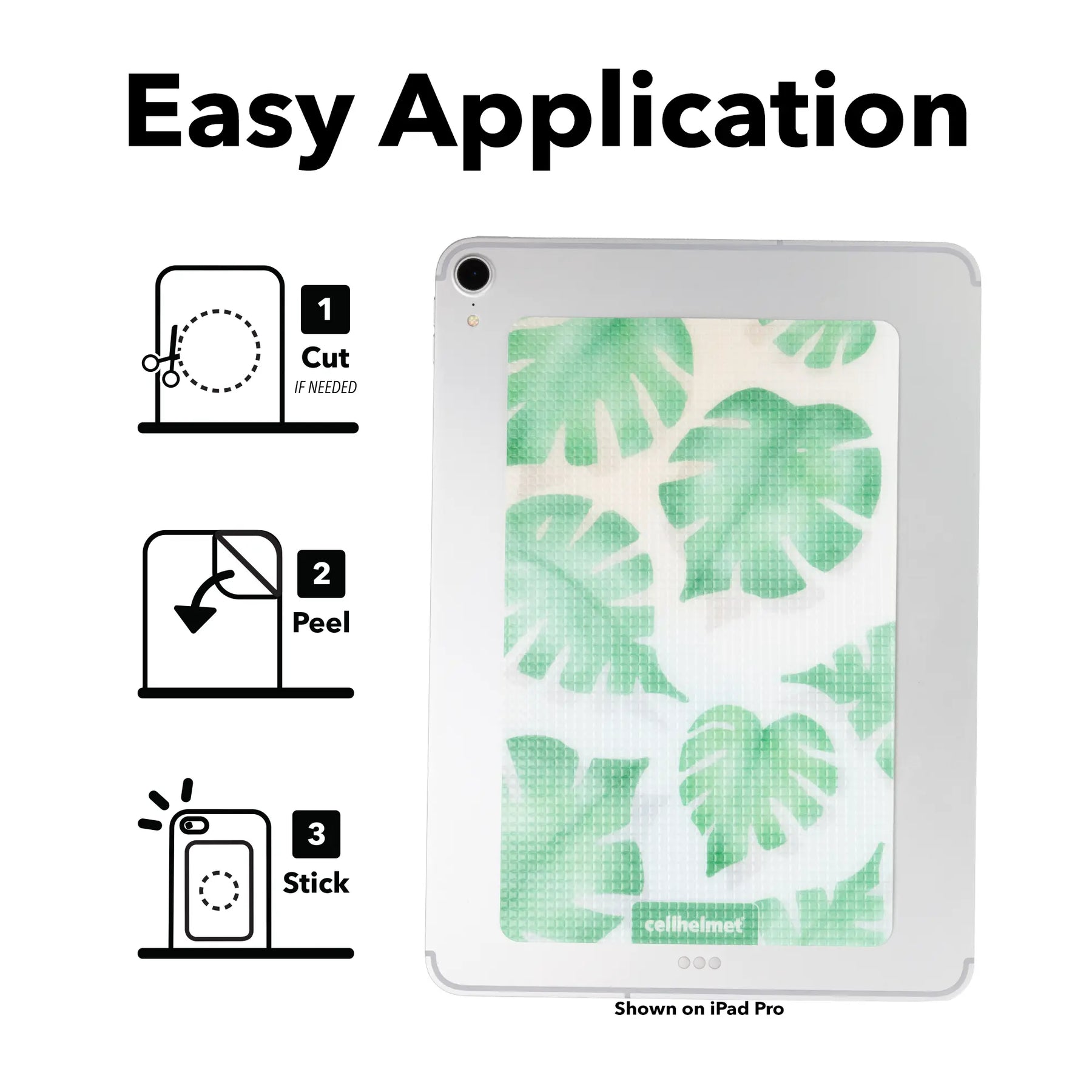 tackbacks Tropical Monstera Tablet - - - cellhelmet