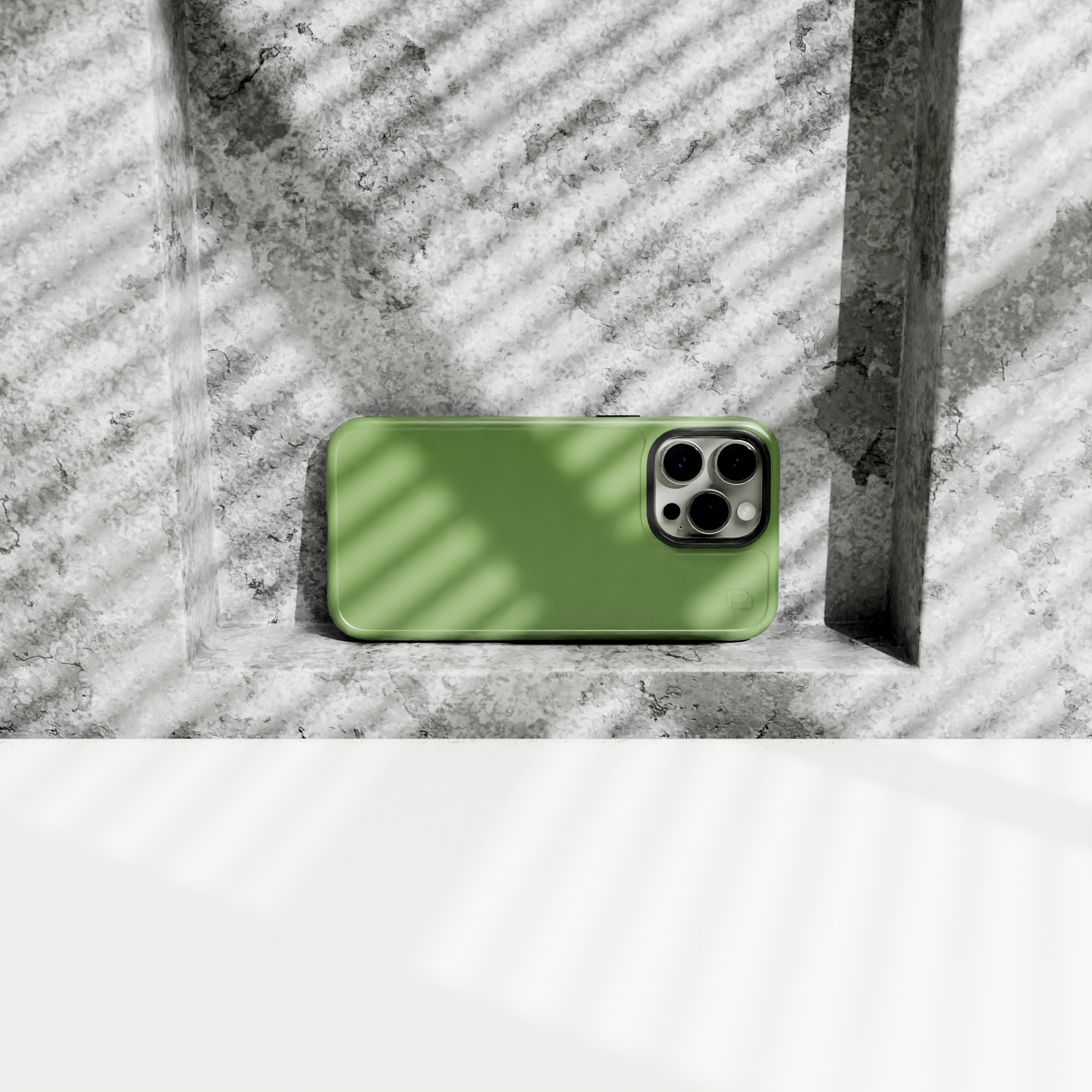 Shock-Absorbent Magsafe® Case for Apple iPhone 15 Pro | Olive Green | Fortitude Series