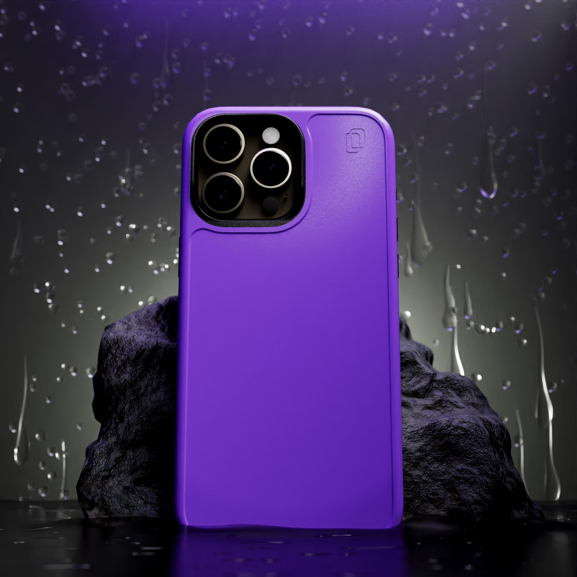 Shock-Absorbent Magsafe® Case for Apple iPhone 15 Pro Max | Midnight Lilac | Fortitude Series