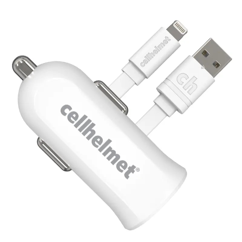 cellhelmet Car Charger with Mfi Apple Certified Lightning Port