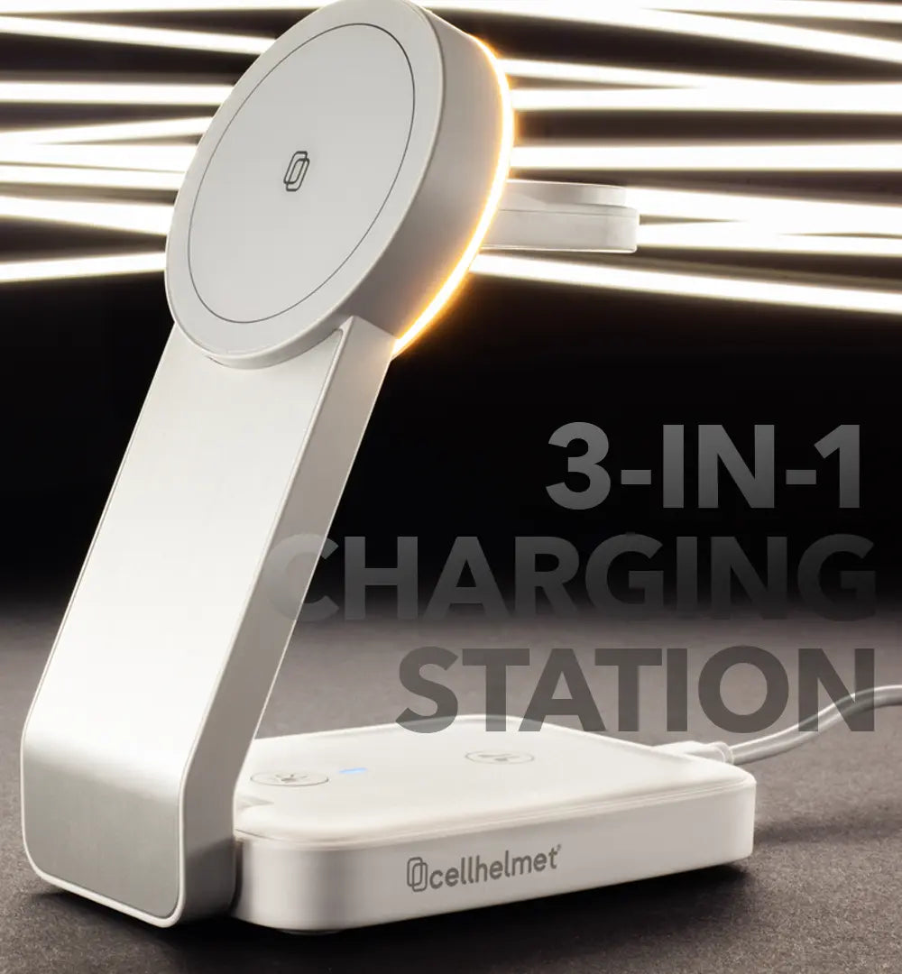 Unparalleled Charging with the cellhelmet Newest MagSafe® 3-in-1 Wireless Fast Charging Station