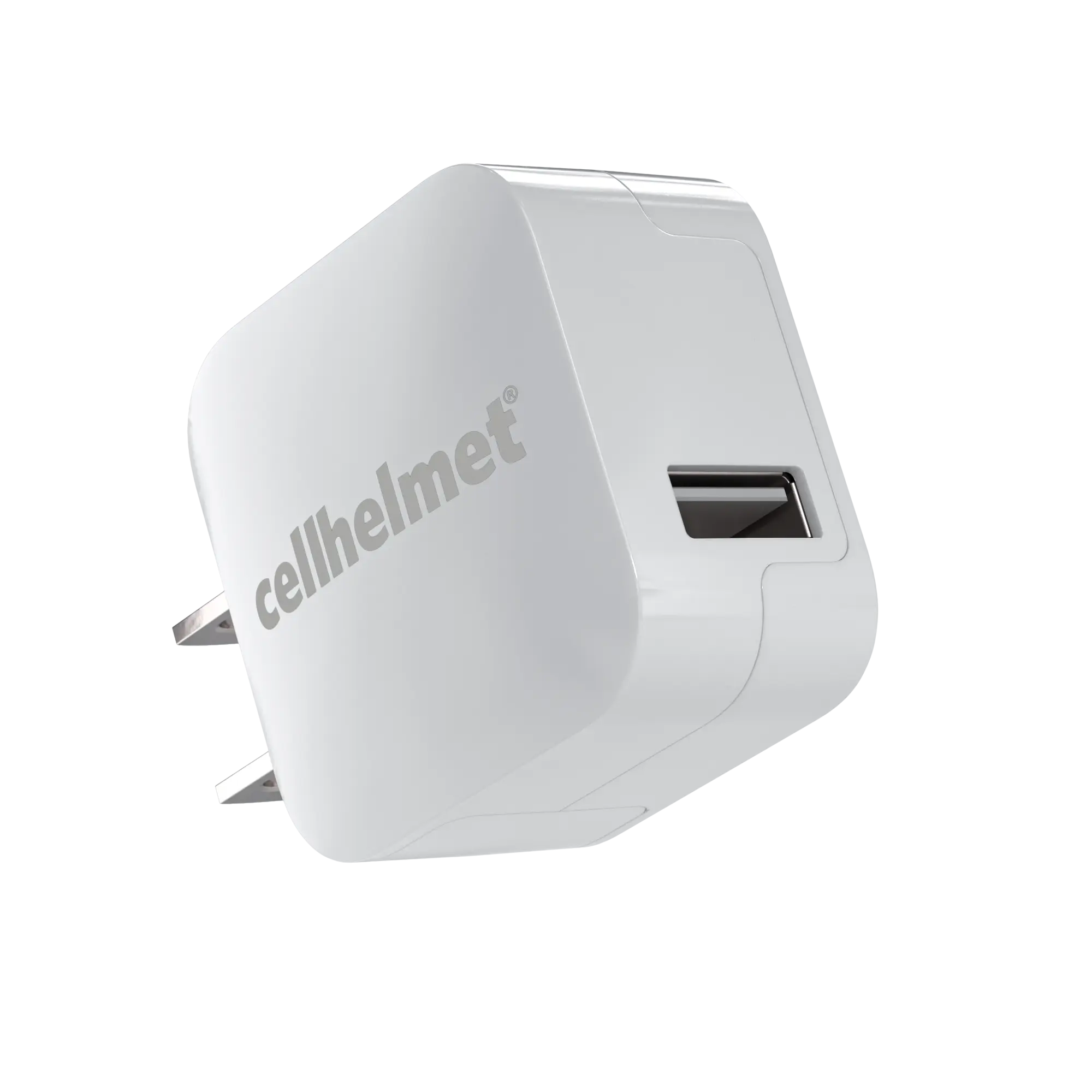 2.4A Wall Charger - Single Port - White - Charger -  - cellhelmet