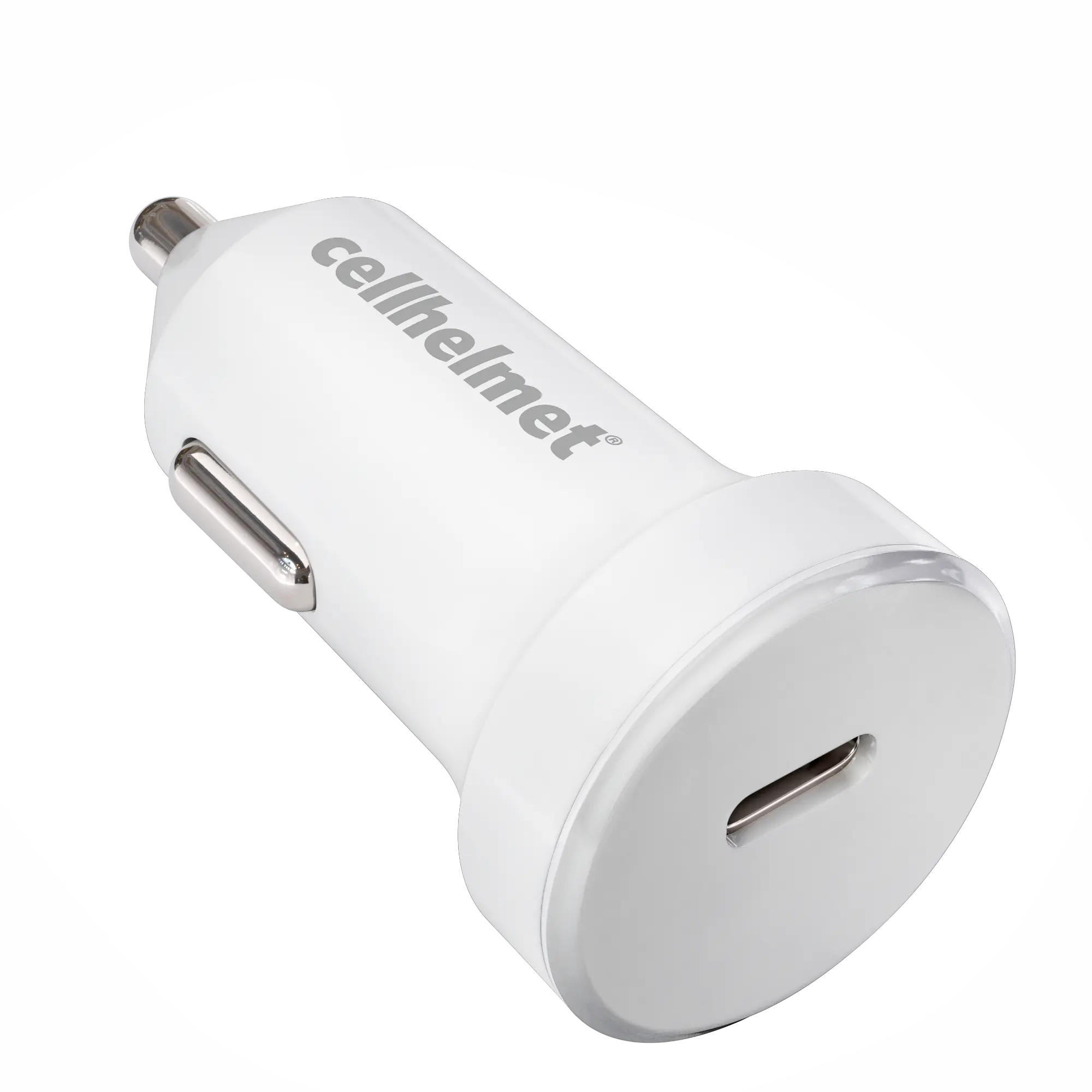 25W PD Car Plug - Type C - White - Charger -  - cellhelmet