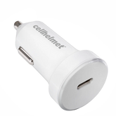 25W PD Car Plug - Type C - White - Charger -  - cellhelmet