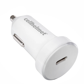 25W PD Car Plug - Type C - White - Charger -  - cellhelmet
