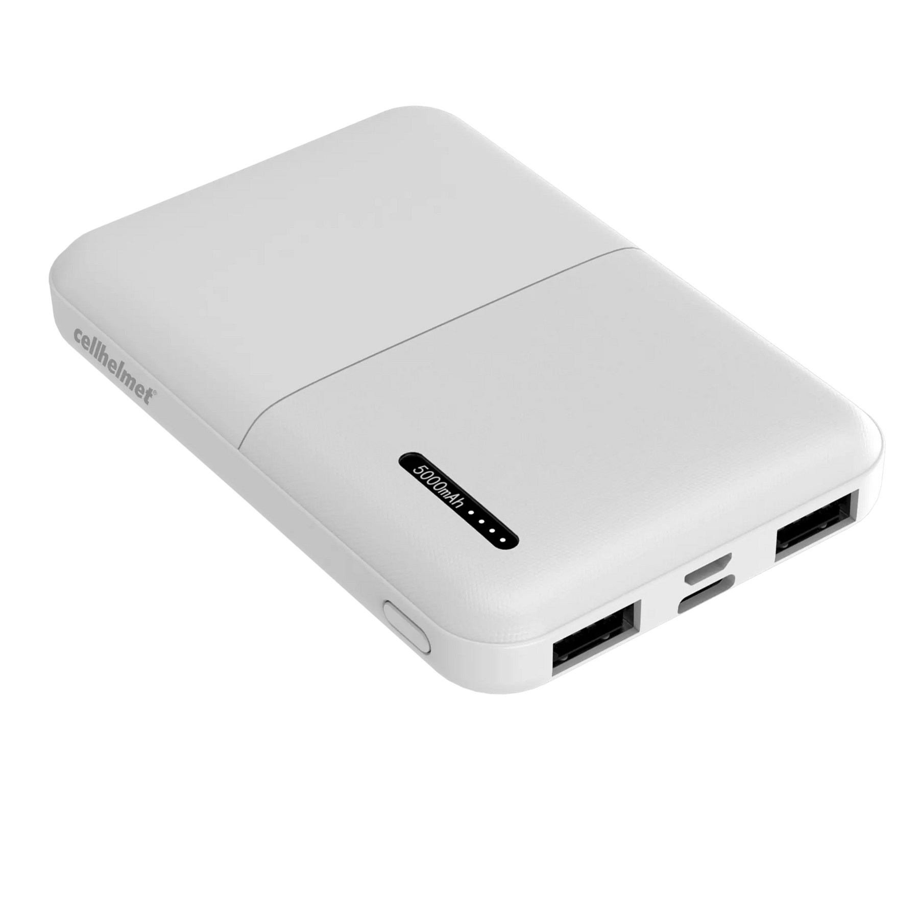 5K mAh Power Bank - Dual Type-A Ports and Single Type-C