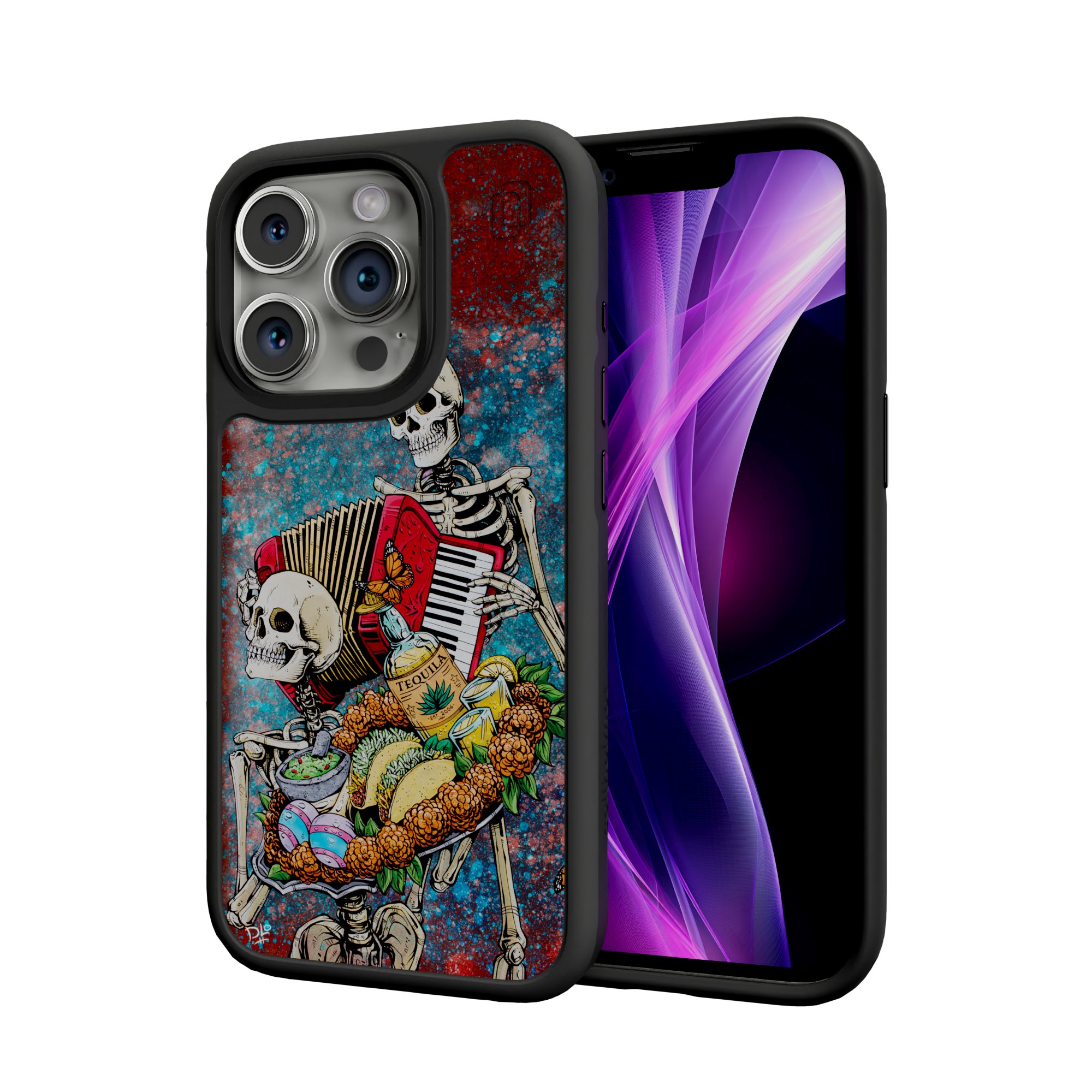 Bounty of Life by David Lozeau | iPhone 15 Series | Shock-Absorbent MagSafe® Case iPhone 15 Pro / Onyx Black