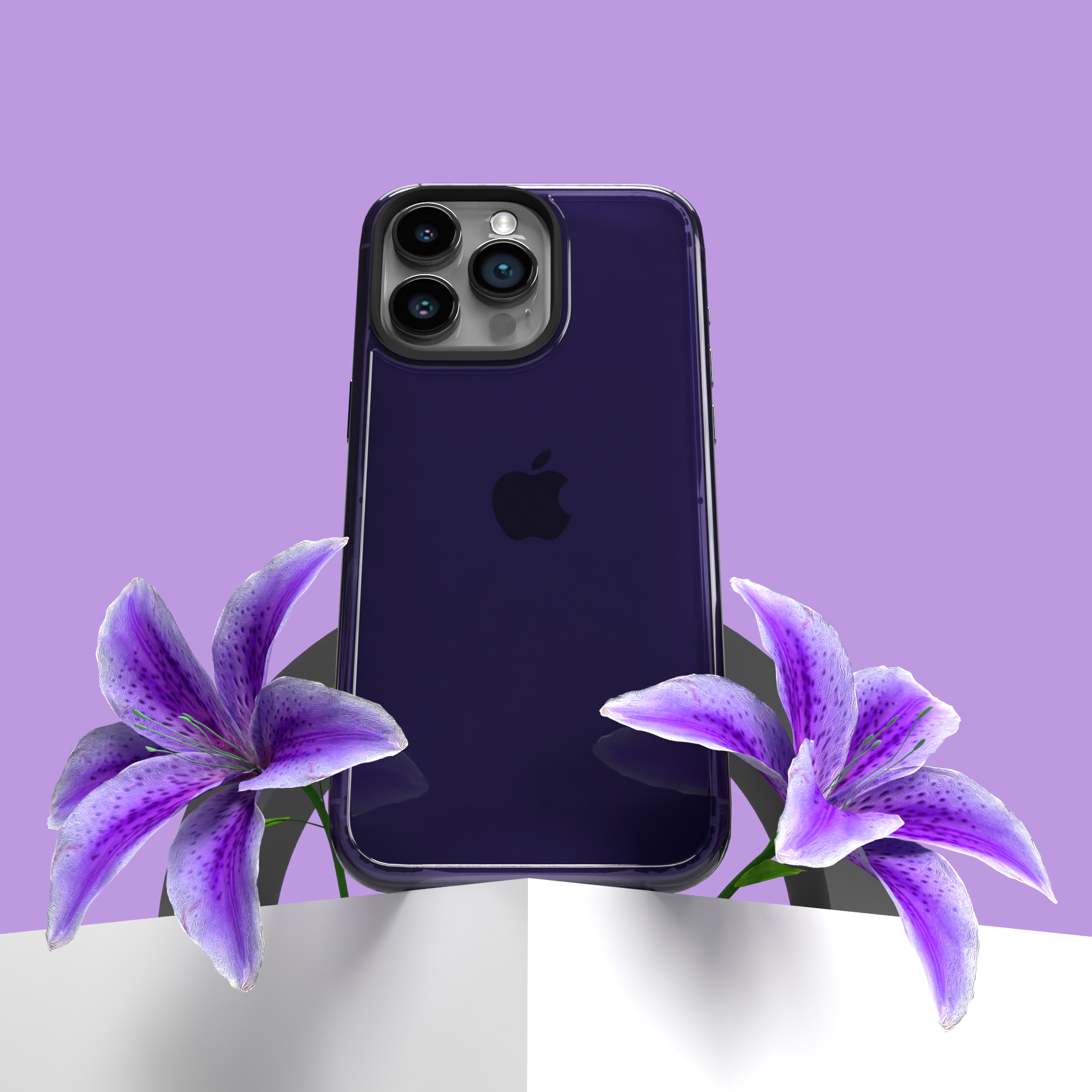 Slim TPU Case for Apple iPhone 15 Pro Max | Midnight Lilac | Altitude Series