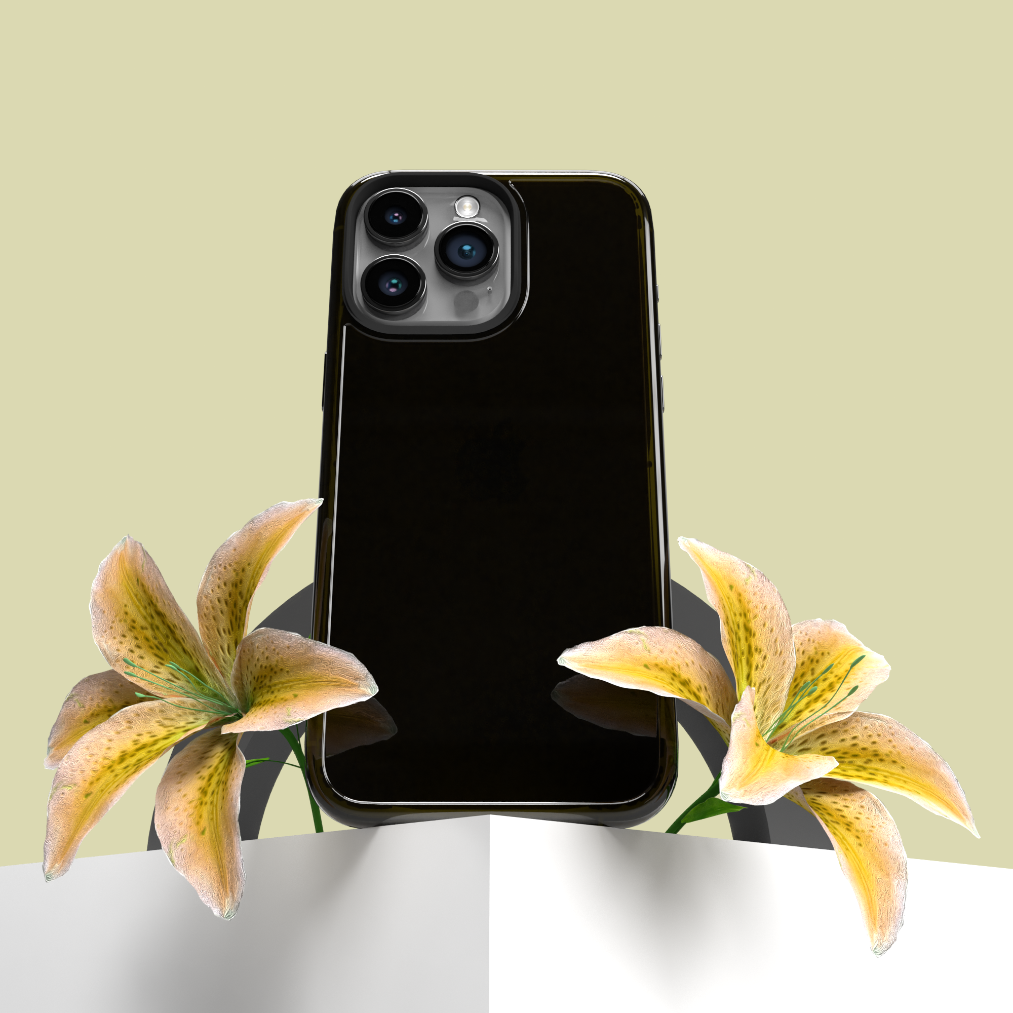 Slim TPU Case for Apple iPhone 15 Pro Max | Onyx Black | Altitude Series