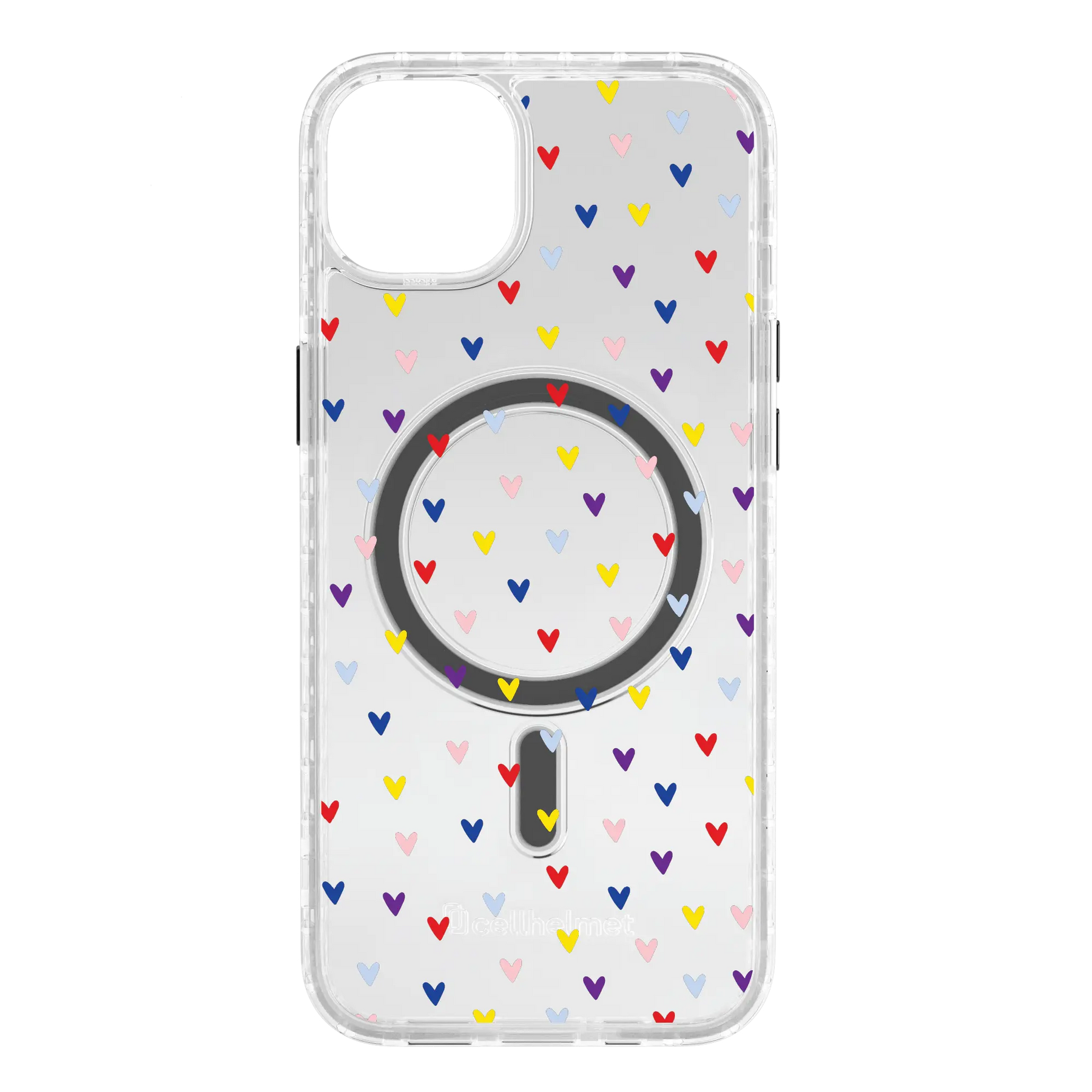 Apple-iPhone-14-Plus-Crystal-Clear Adoring Amore | Protective MagSafe Case | Heart Series for Apple iPhone 14 Series cellhelmet cellhelmet