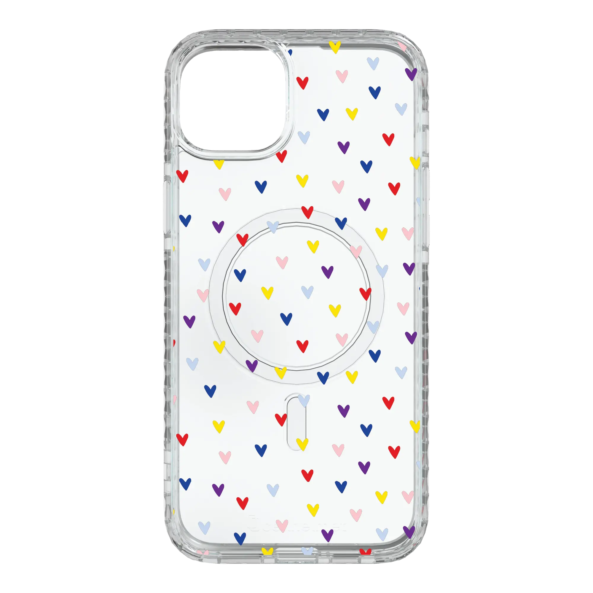 Apple-iPhone-15-Plus-Crystal-Clear Adoring Amore | Protective MagSafe Case | Heart Series for Apple iPhone 15 Series cellhelmet cellhelmet