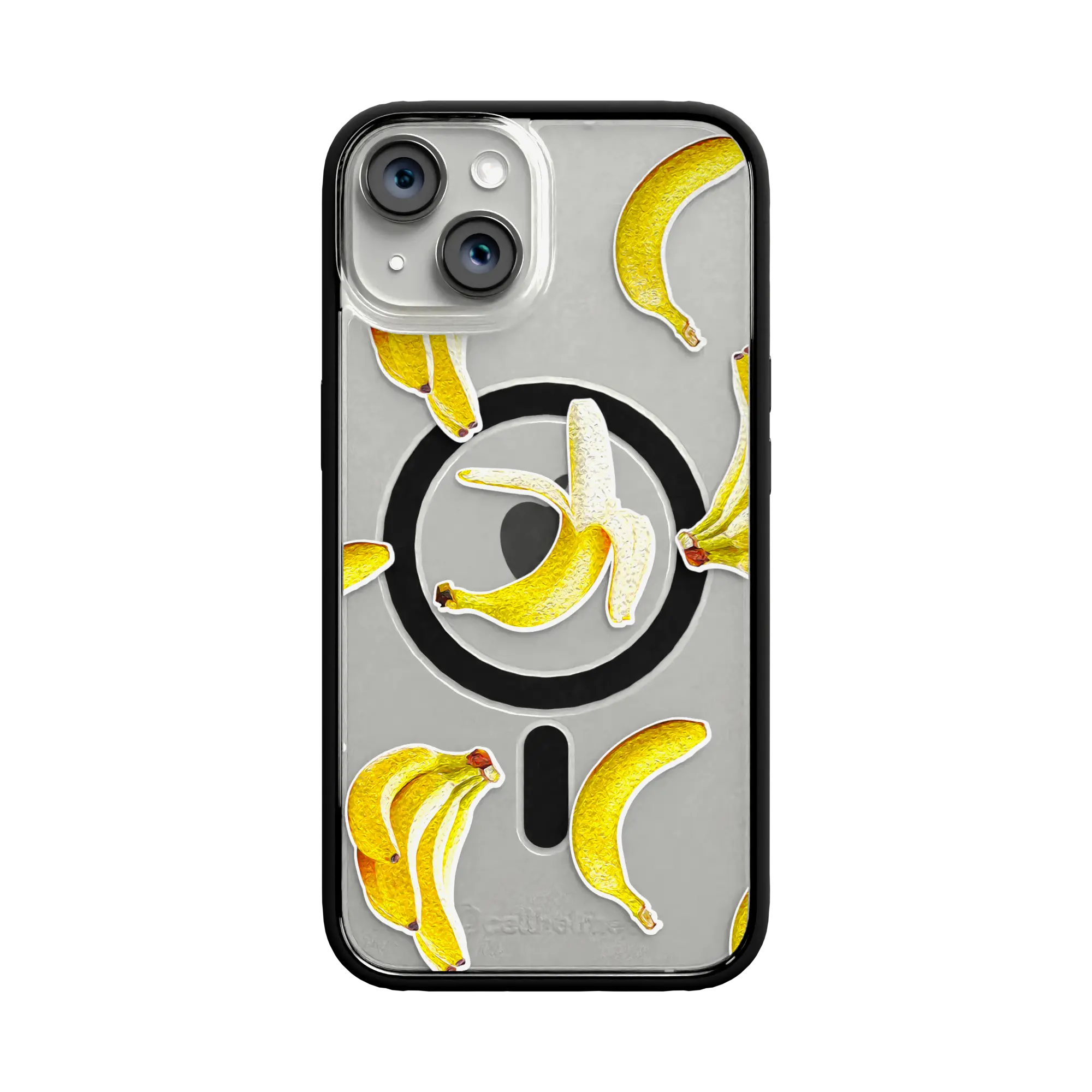 Apple-iPhone-12-12-Pro-Crystal-Clear Banana Breeze | Protective MagSafe Case | Fruits Collection for Apple iPhone 12 Series cellhelmet cellhelmet