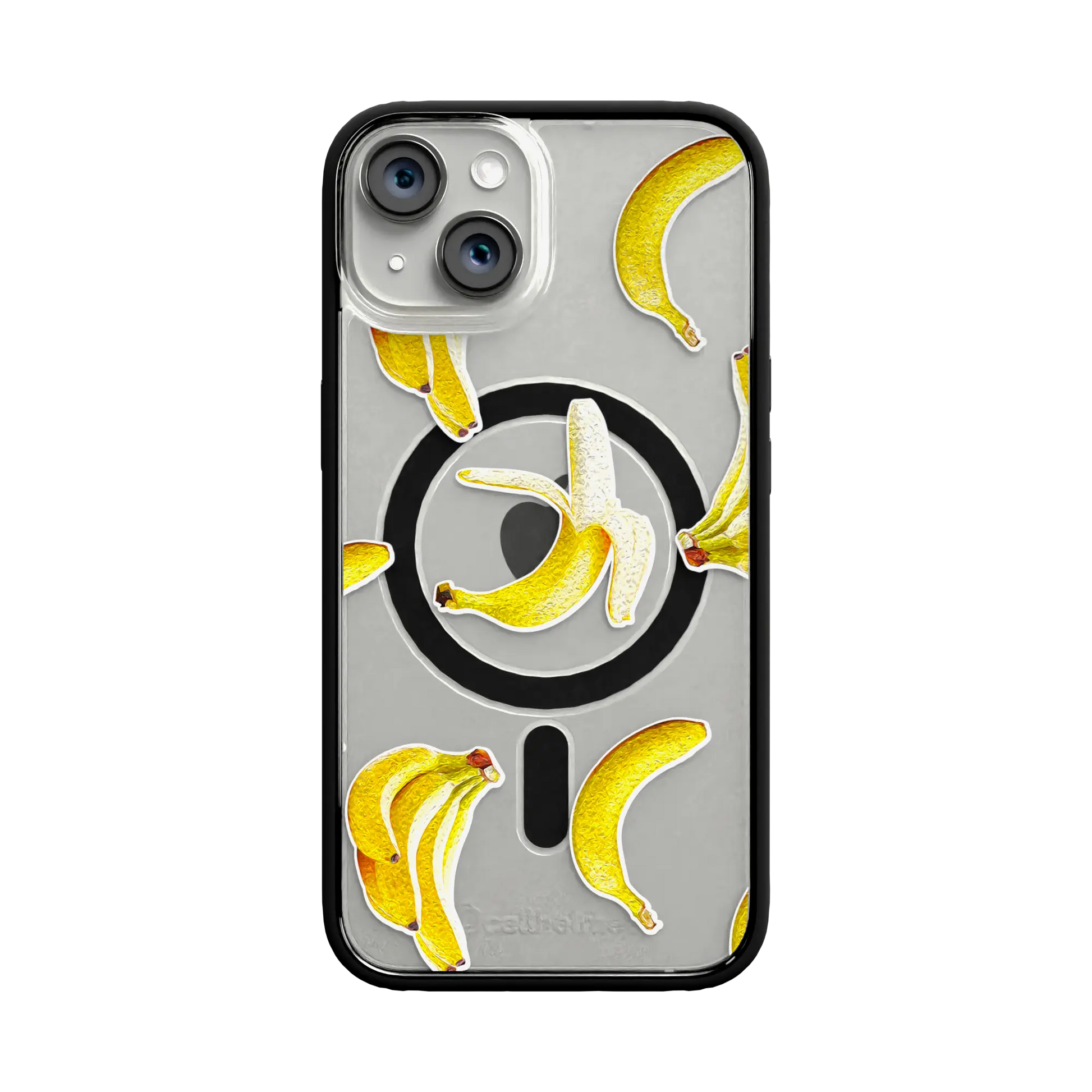 Apple-iPhone-12-12-Pro-Crystal-Clear Banana Breeze | Protective MagSafe Case | Fruits Collection for Apple iPhone 12 Series cellhelmet cellhelmet