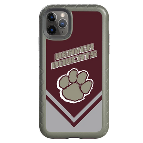 Beaver Cheerleading Apple iPhone 11 Pro Max  Pawprint - Custom Case - OliveDrabGreenPawprintProSeries - cellhelmet