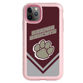 Beaver Cheerleading Apple iPhone 11 Pro Max  Pawprint - Custom Case - PinkMagnoliaPawprintProSeries - cellhelmet