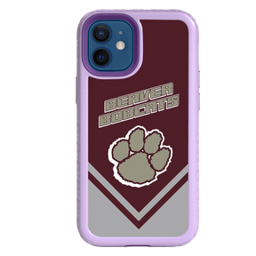 Beaver Cheerleading Apple iPhone 12 Mini  Pawprint - Custom Case - LilacBlossomPawprintProSeries - cellhelmet