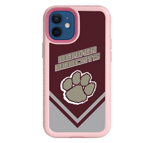 Beaver Cheerleading Apple iPhone 12 Mini  Pawprint - Custom Case - PinkMagnoliaPawprintProSeries - cellhelmet