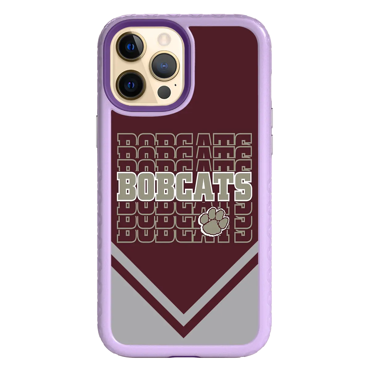 Beaver Cheerleading Apple iPhone 12 Pro Max  Bobcats - Custom Case - LilacBlossomBobcatsProSeries - cellhelmet
