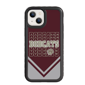 Beaver Cheerleading Apple iPhone 13 Mini  Bobcats - Custom Case - OnyxBlackBobcatsProSeries - cellhelmet