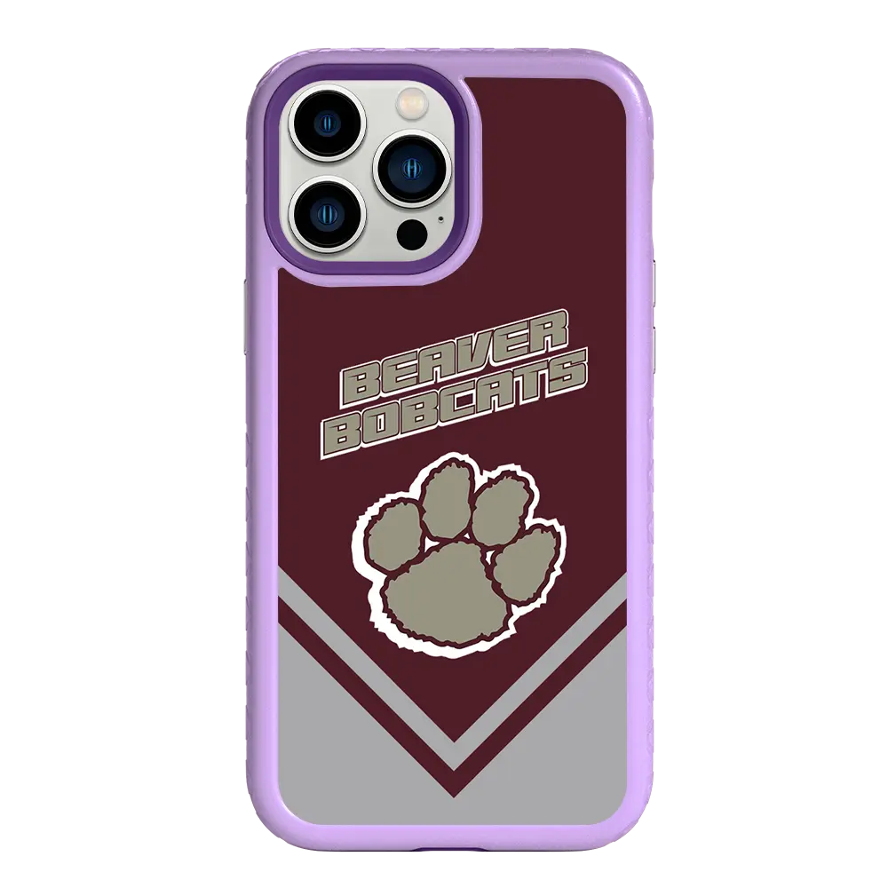 Beaver Cheerleading Apple iPhone 13 Pro Max  Pawprint - Custom Case - LilacBlossomPawprintProSeries - cellhelmet