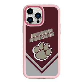 Beaver Cheerleading Apple iPhone 13 Pro Max  Pawprint - Custom Case - PinkMagnoliaPawprintProSeries - cellhelmet
