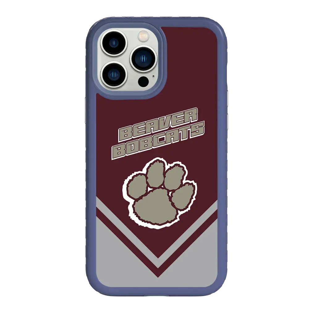 Beaver Cheerleading Apple iPhone 13 Pro Max  Pawprint - Custom Case - SlateBluePawprintProSeries - cellhelmet