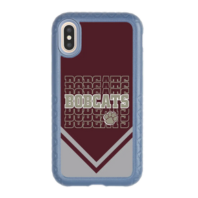 Beaver Cheerleading Apple iPhone X / XS  Bobcats - Custom Case - SlateBlueBobcatsProSeries - cellhelmet