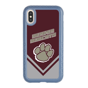 Beaver Cheerleading Apple iPhone X / XS  Pawprint - Custom Case - SlateBluePawprintProSeries - cellhelmet