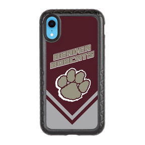 Beaver Cheerleading Apple iPhone XR  Pawprint - Custom Case - OnyxBlackPawprintProSeries - cellhelmet