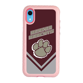 Beaver Cheerleading Apple iPhone XR  Pawprint - Custom Case - PinkMagnoliaPawprintProSeries - cellhelmet