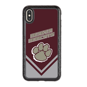 Beaver Cheerleading Apple iPhone XS Max  Pawprint - Custom Case - OnyxBlackPawprintProSeries - cellhelmet