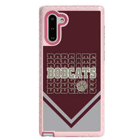 Beaver Cheerleading Samsung Note 10  Bobcats - Custom Case - PinkMagnoliaBobcatsProSeries - cellhelmet