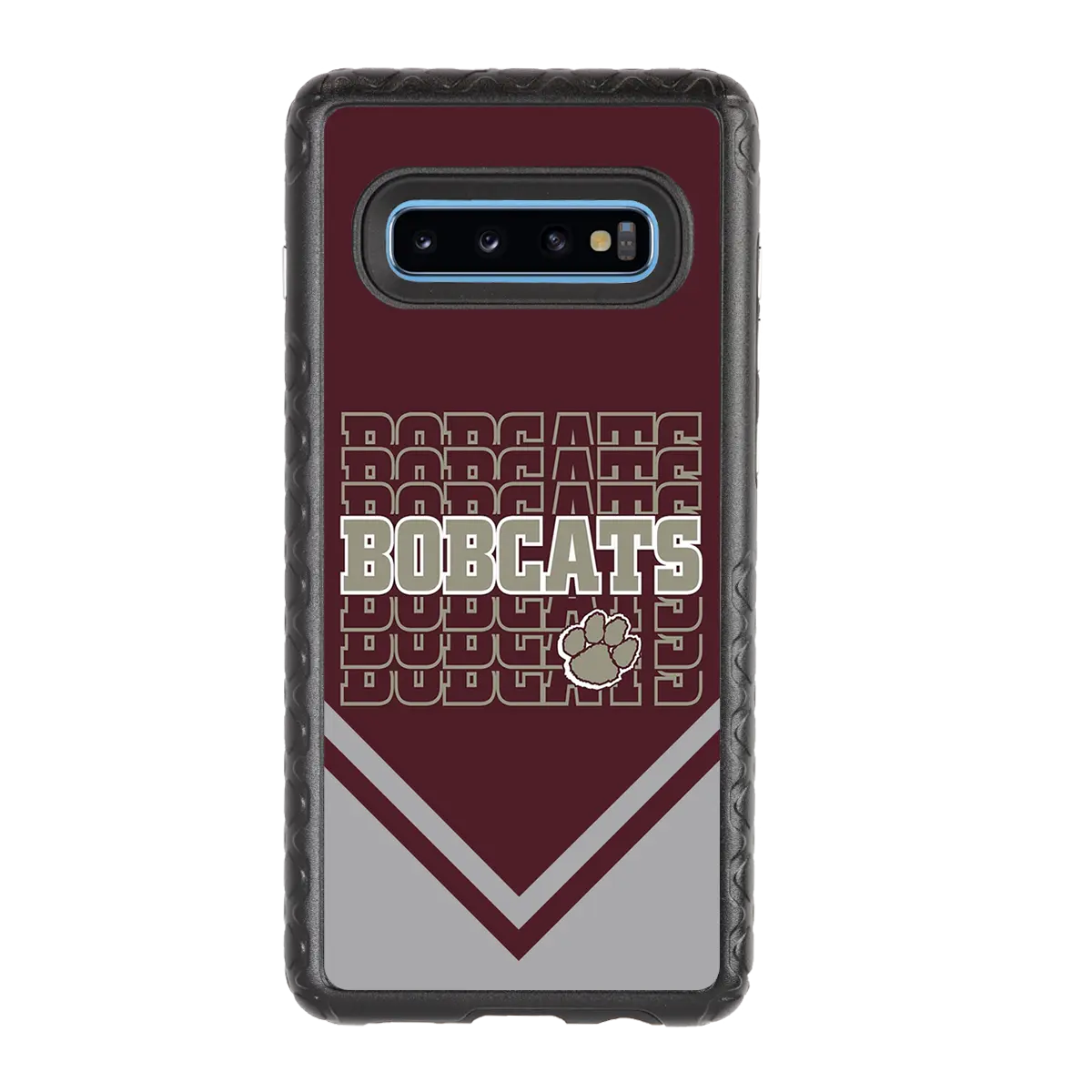 Beaver Cheerleading Samsung S10 Plus  Bobcats - Custom Case - OnyxBlackBobcatsProSeries - cellhelmet