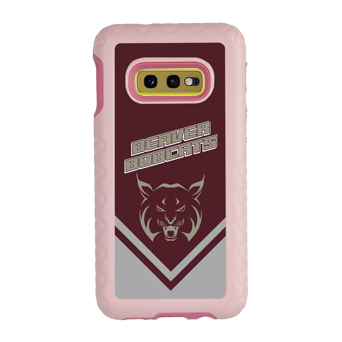 Beaver Cheerleading Samsung S10e  Mascot - Custom Case - PinkMagnoliaMascotProSeries - cellhelmet