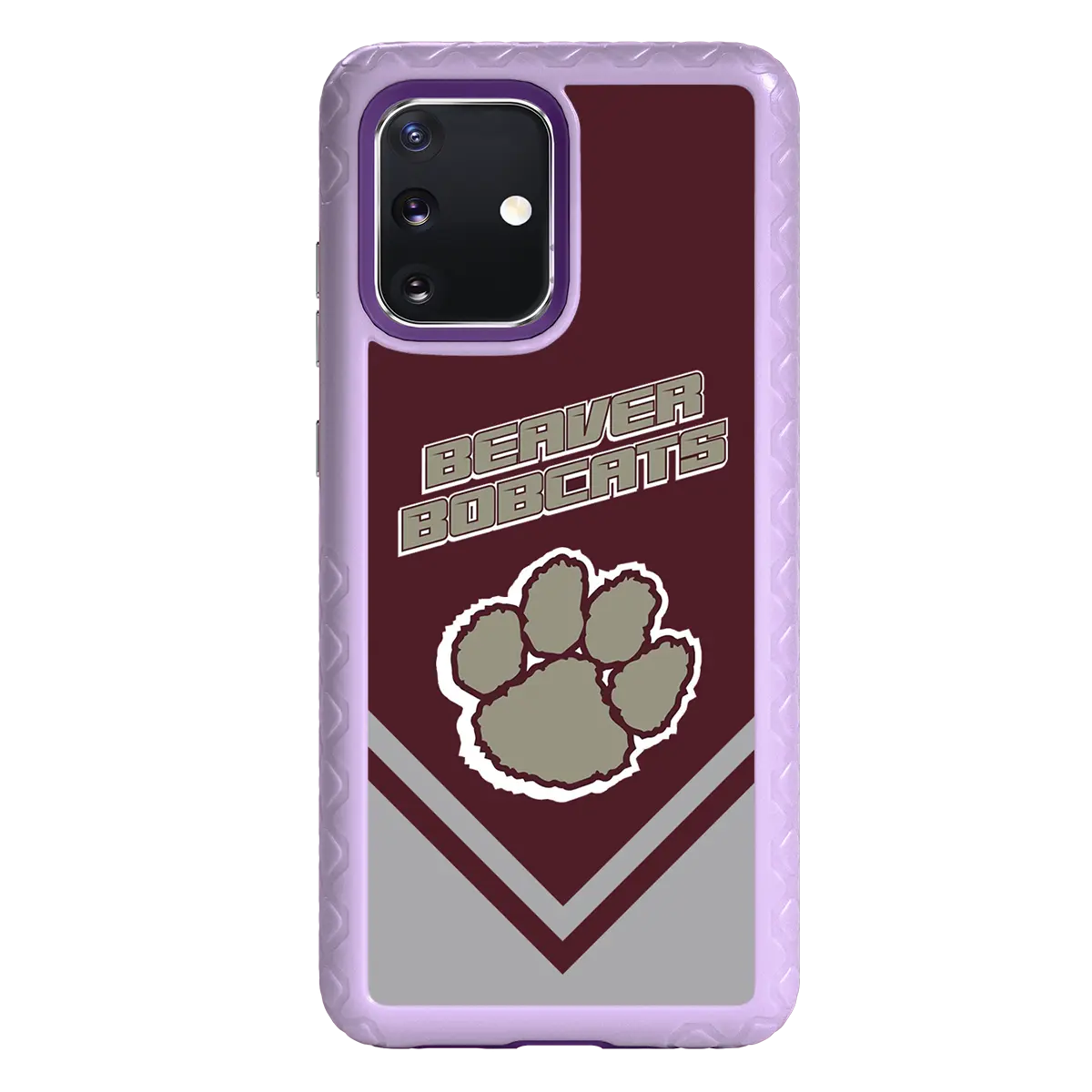 Beaver Cheerleading Samsung S20 Plus  Pawprint - Custom Case - LilacBlossomPawprintProSeries - cellhelmet