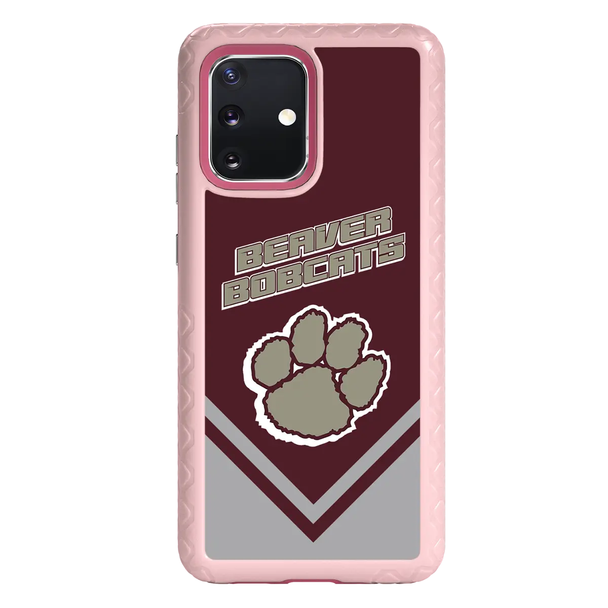 Beaver Cheerleading Samsung S20 Plus  Pawprint - Custom Case - PinkMagnoliaPawprintProSeries - cellhelmet