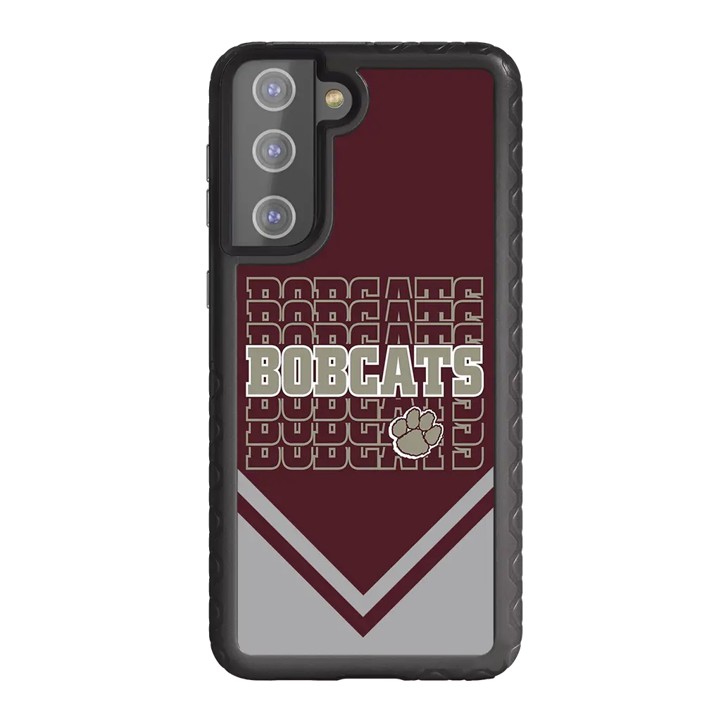 Beaver Cheerleading Samsung S21 +  Bobcats - Custom Case - OnyxBlackBobcatsProSeries - cellhelmet