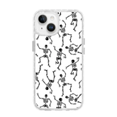 Black Dancing Skeletons | Halloween Series | Custom MagSafe Case Design for Apple iPhone 14 Series