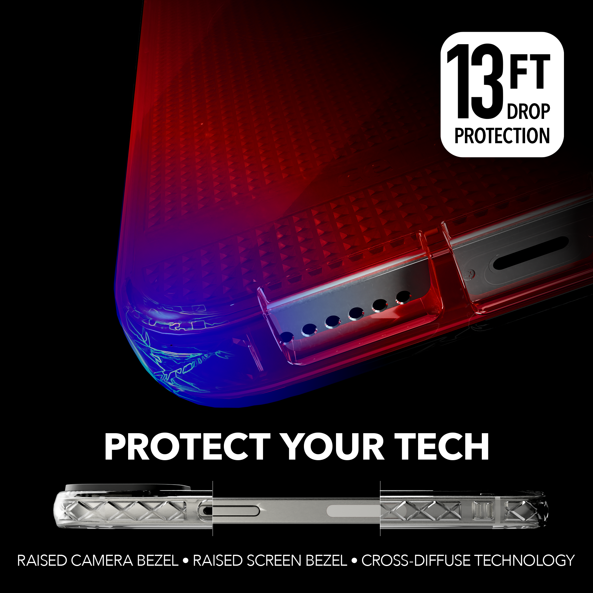 Altitude X Series for Apple iPhone 13 Pro  - Red