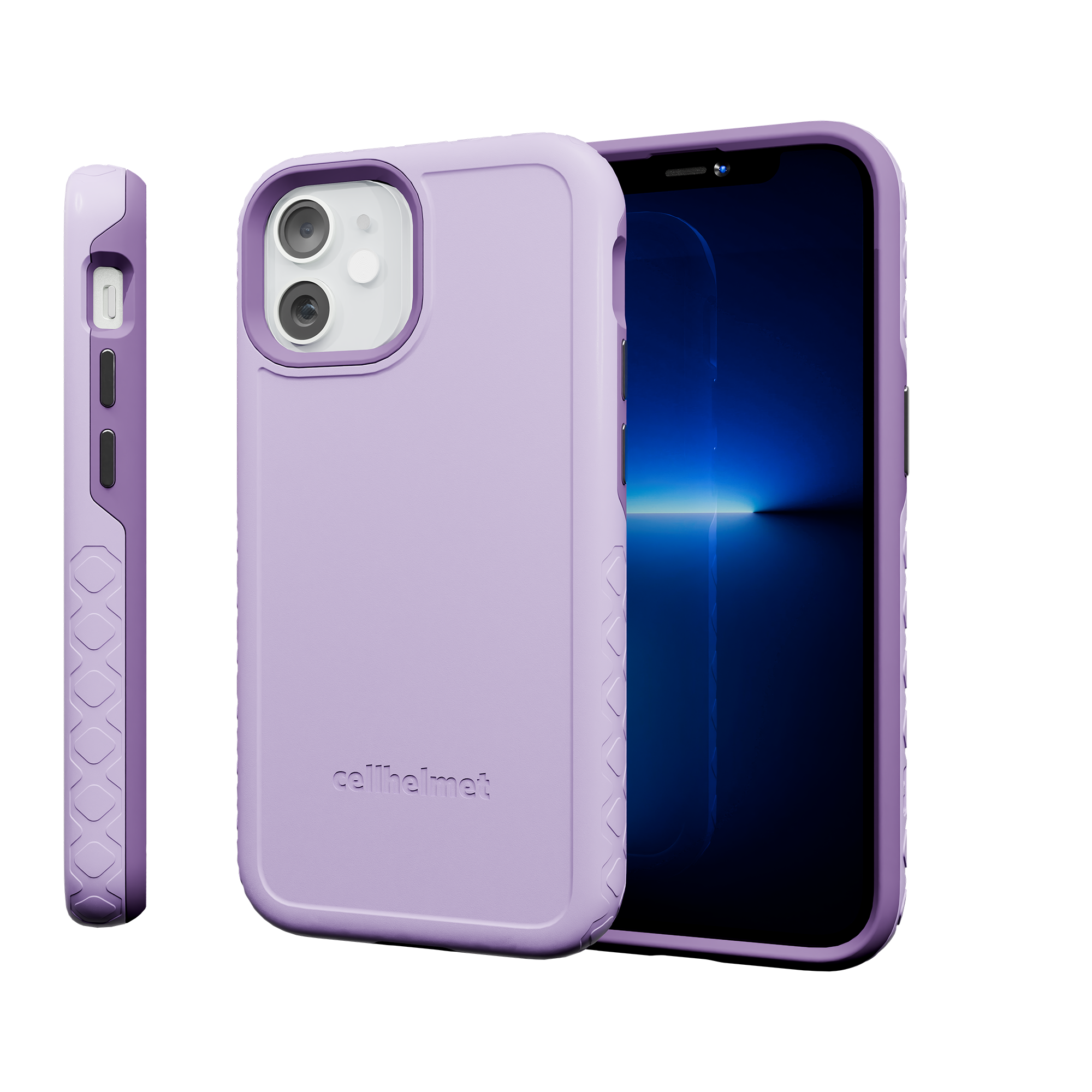 Dual Layer Case for Apple iPhone 12 Mini | Lilac Blossom Purple | Fortitude Series