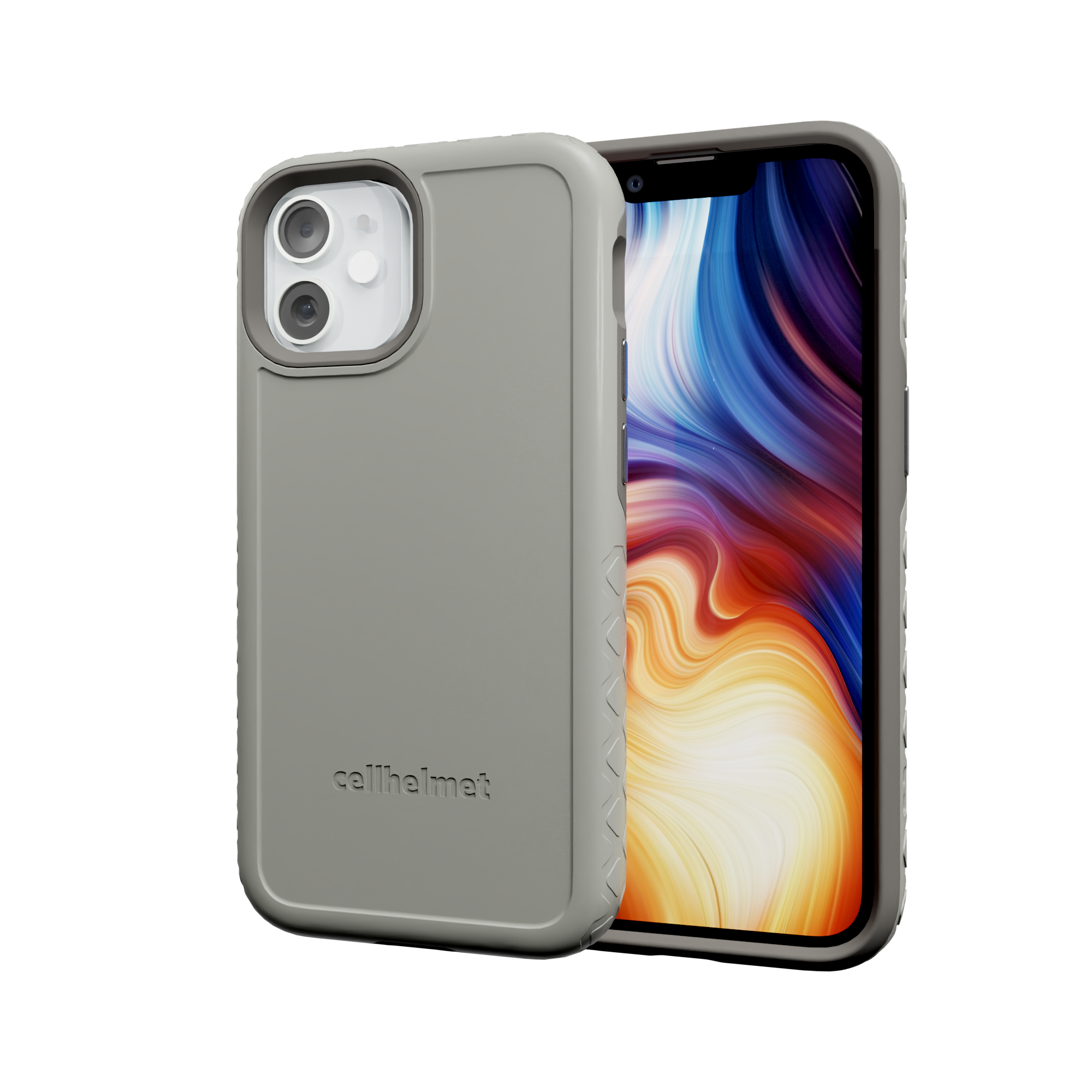 Dual Layer Case for Apple iPhone 13 Mini | Gray | Fortitude Series Gray