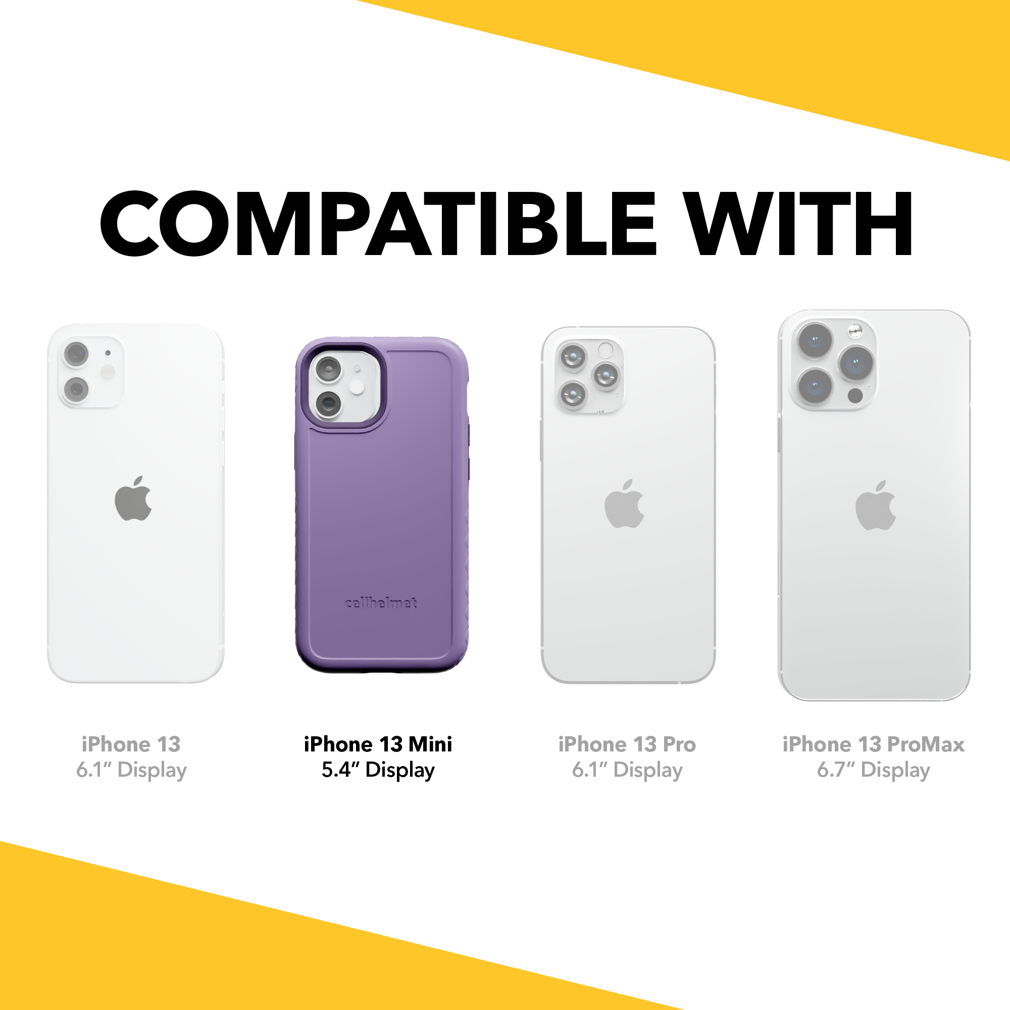 Dual Layer Case for Apple iPhone 13 Mini | Lilac Blossom Purple | Fortitude Series Lilac Blossom Purple