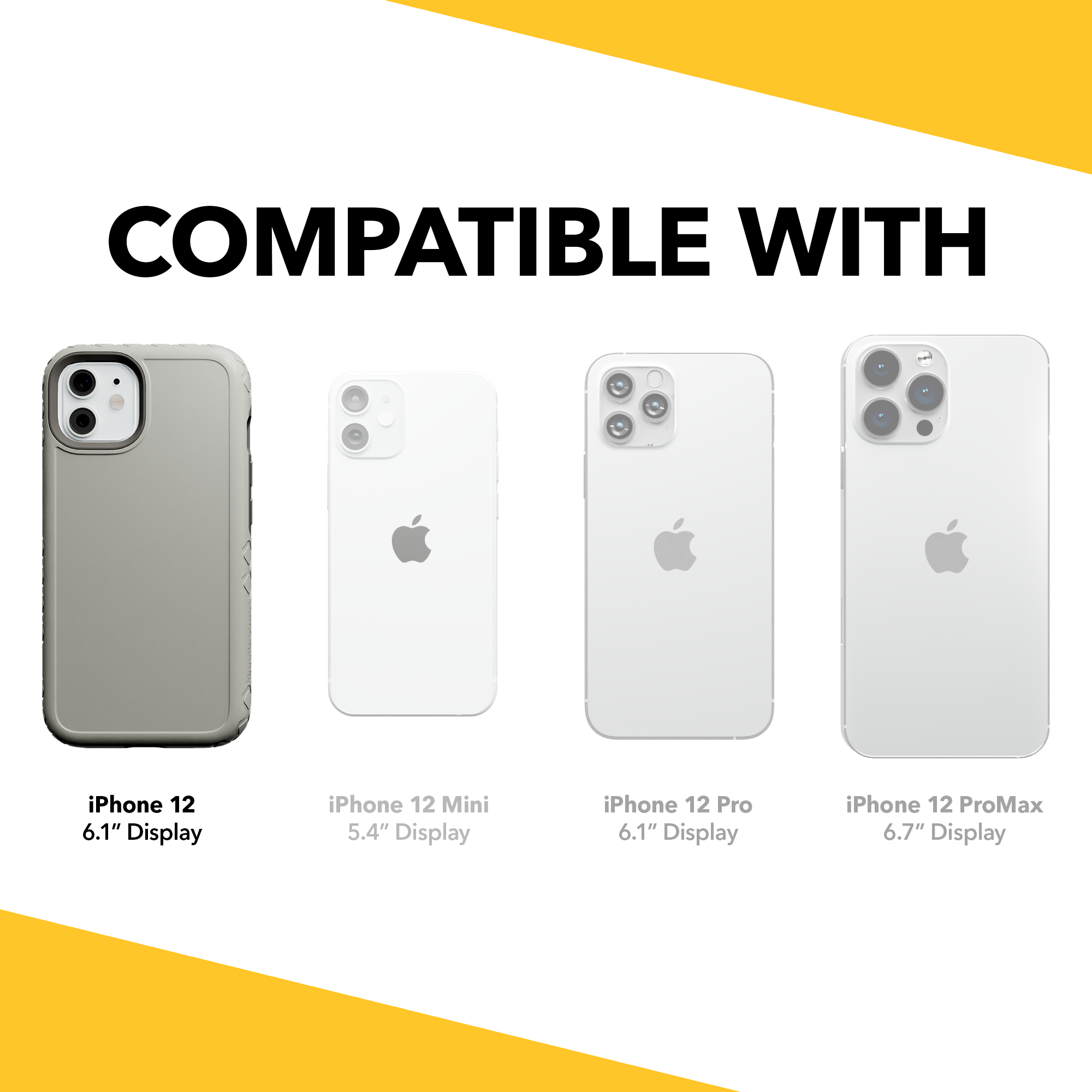 Fortitude Series Case for iPhone 12/12 Pro (Gray)