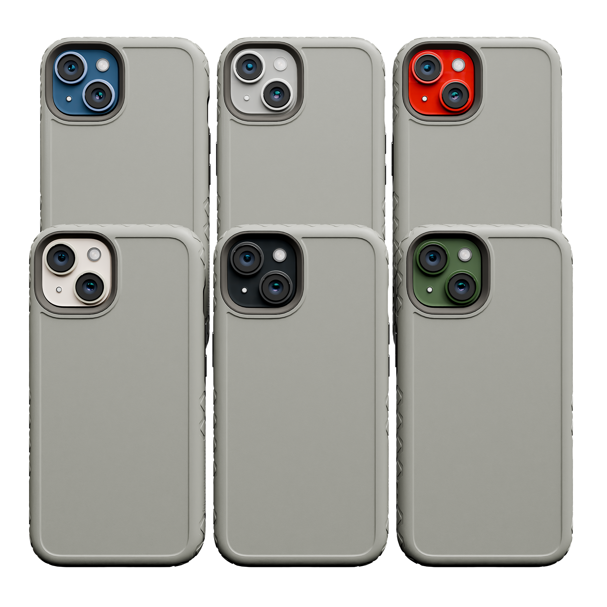 Dual Layer Case for Apple iPhone 13 | Gray | Fortitude Series