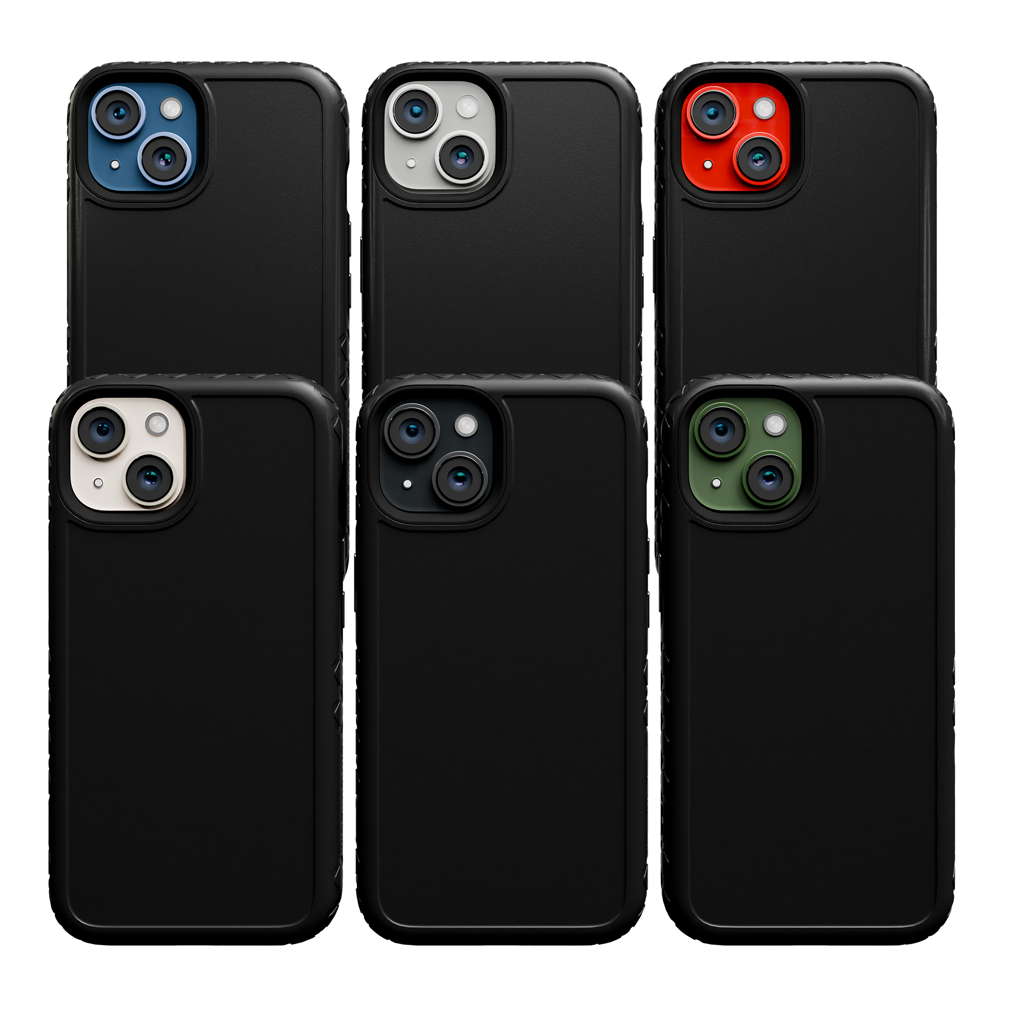Dual Layer Case for Apple iPhone 13 | Onyx Black | Fortitude Series