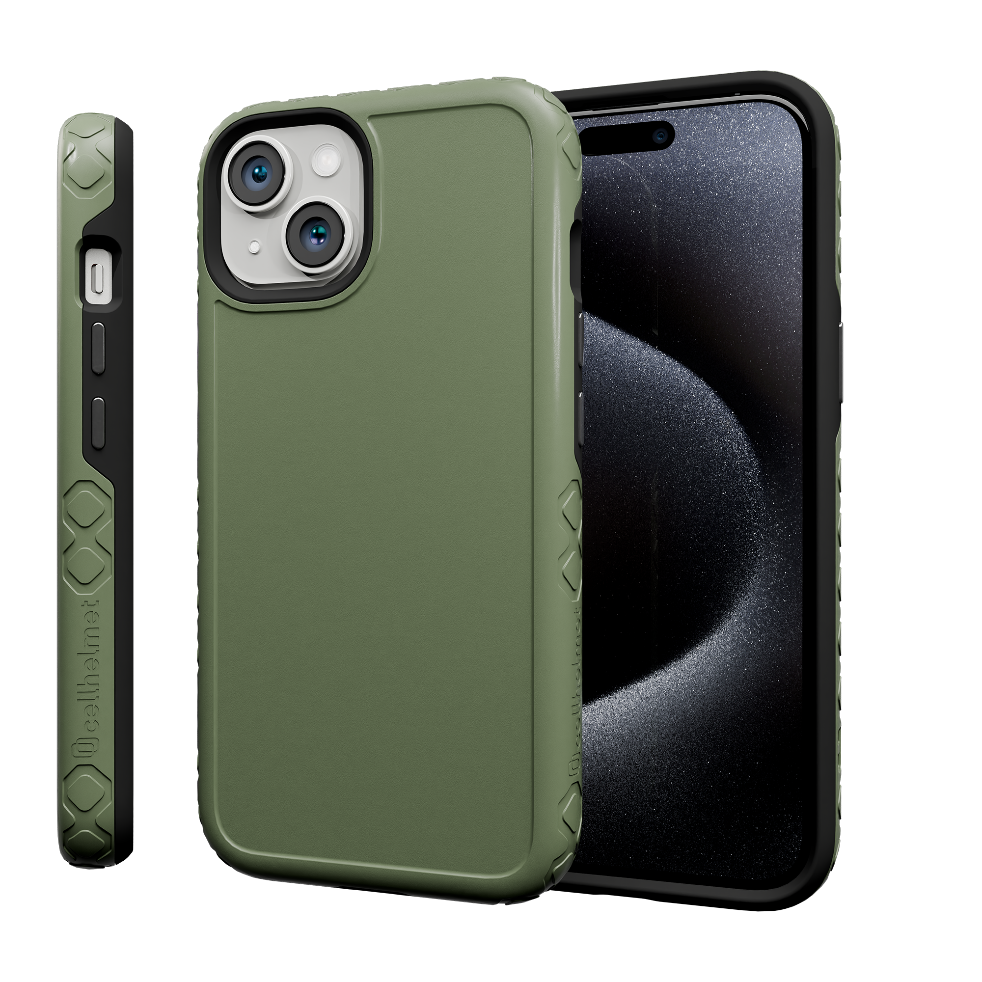Dual Layer Case for Apple iPhone 13 | Olive Drab Green | Fortitude Series
