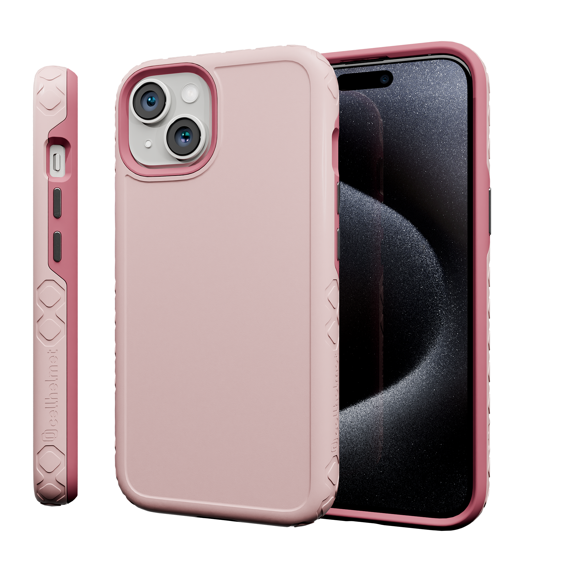 Dual Layer Case for Apple iPhone 13 | Pink Magnolia | Fortitude Series