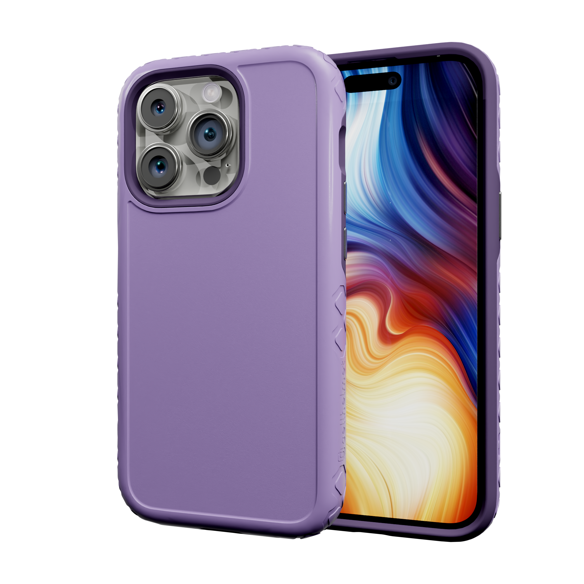 Dual Layer Case for Apple iPhone 13 Pro | Lilac Blossom Purple | Fortitude Series Lilac Blossom Purple