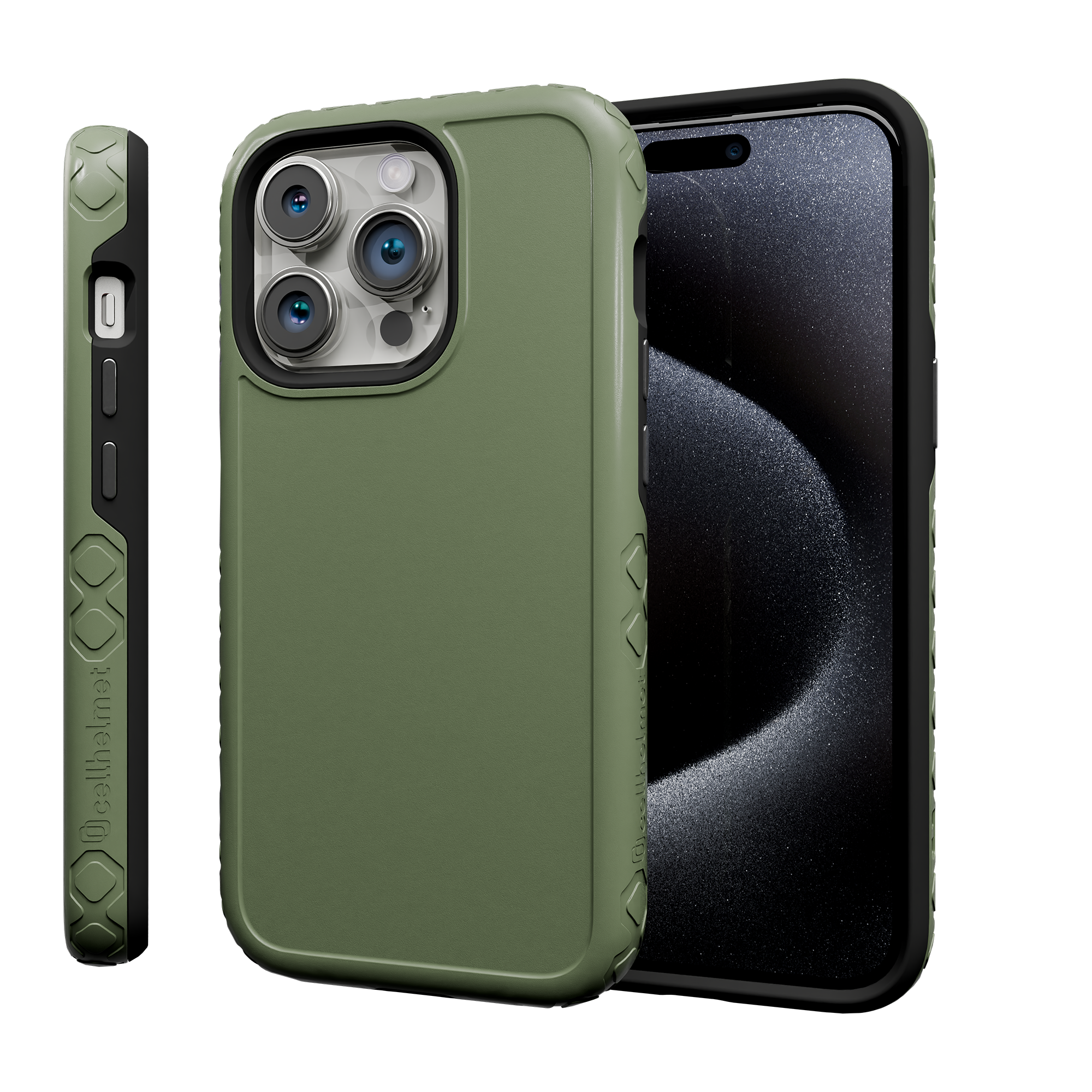 Dual Layer Case for Apple iPhone 13 Pro | Olive Drab Green | Fortitude Series